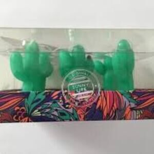 Sunnylife Cactus Tee Lite Candles 6-pack Green
